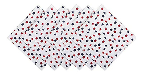 Dii America Na Stars Collection Mesa, Servilletas, 20x20, 6 