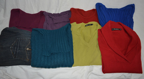 Lote 8 Prendas Mujer Talle M Colores