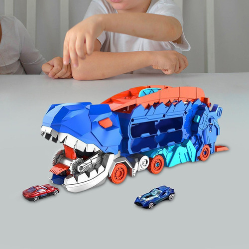 Juguete Coche Camión De Transporte Dinosaurios C 8 Autos