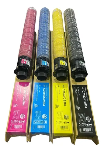 Kit 4 Tóner Genéricos Mpc2003 C2004 C2503 C2504