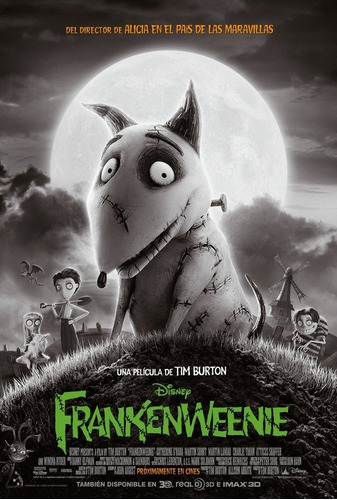 Poster Original Cine Frankenweenie (motivo 2)