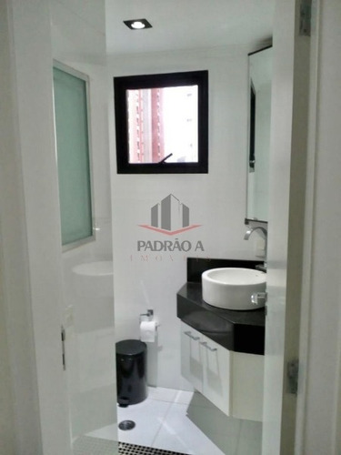 Imagem 9 de 11 de Apartamento Em Condomínio Padrão Para Venda No Bairro Tatuapé, 03 Dorm, 03 Suítes, 03 Vagas, 130,00 M². Lindo Apartamento, Totalmente Mobiliado, Com Cozinha Americana, Repleto De Armários. Oportunid