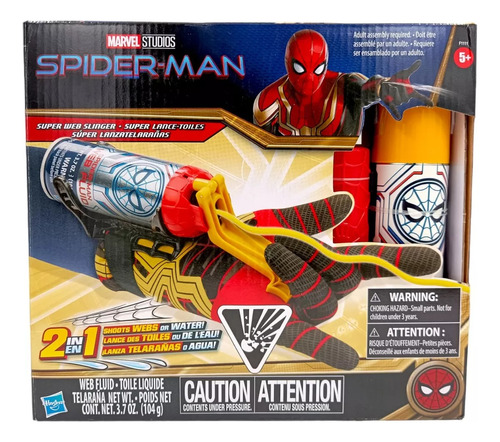 Guante Super Lanzatelarañas Spiderman Hombre Araña