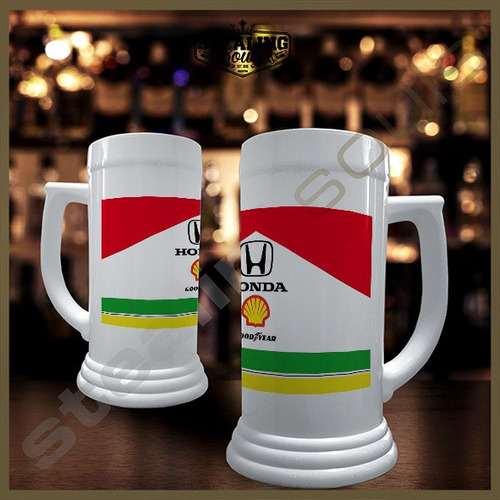 Chopp Plastico Cerveza | Formula 1 #060 | F1 Ayrton Senna