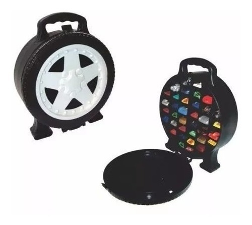 Maleta Super Garagem + 10 Carrinhos Carro Tipo Hot Wheels