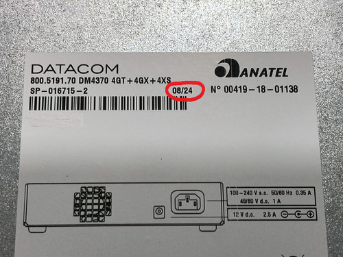 Switch Datacom Dm4370 - Zero Na Caixa !!! C/ Mpls