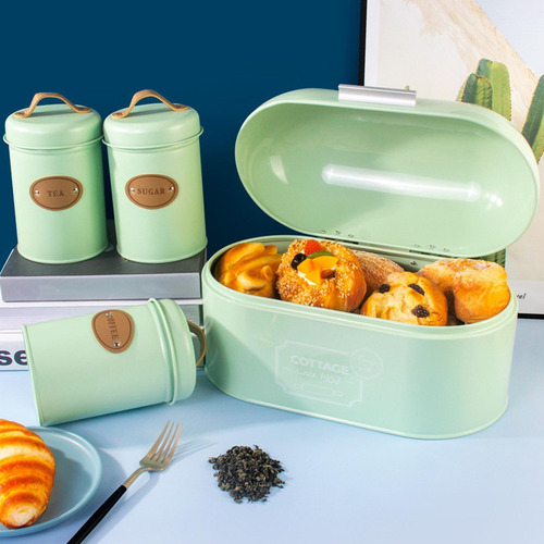 Caja De Pan Moderna Caja De Pan De Hierro Y Juego De