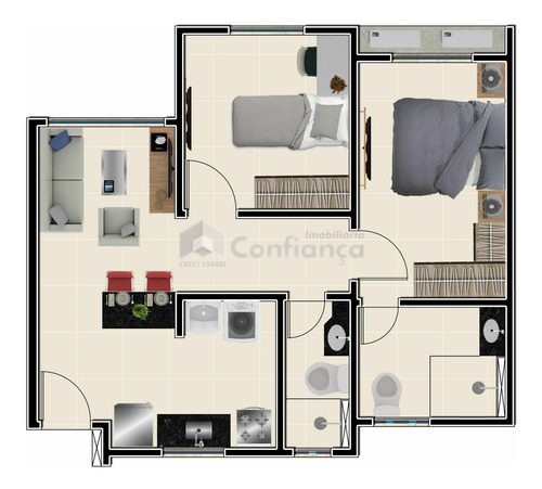 Imagem 9 de 15 de Apartamento À Venda No Siqueira Em Fortaleza/ce - 275