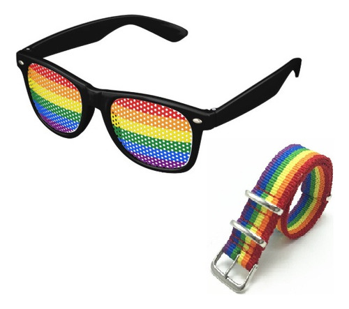 Óculos De Festa Rainbow L.g.b.t.q.i.a.+