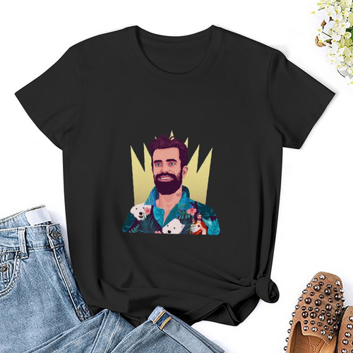 Playera De George Survivor Para Mujer Top De Verano Camis
