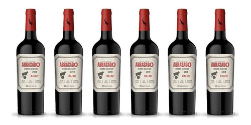 Vino Abrasado Terroir Selection Malbec Tinto 750ml Caja X6