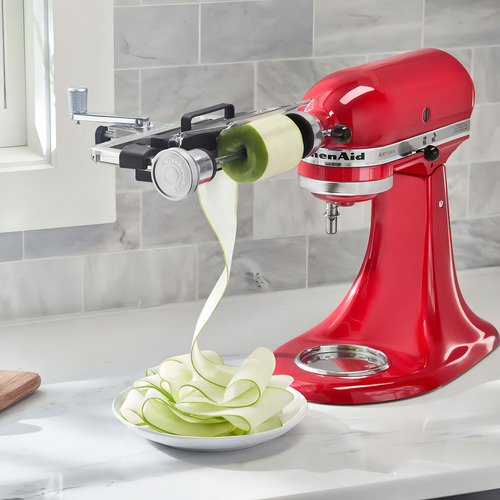 Aditamento Kitchenaid Cortador De Vegetales En Laminas Color Inoxidable