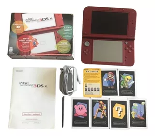 Consola Roja Nintendo 3ds Xl Con Caja