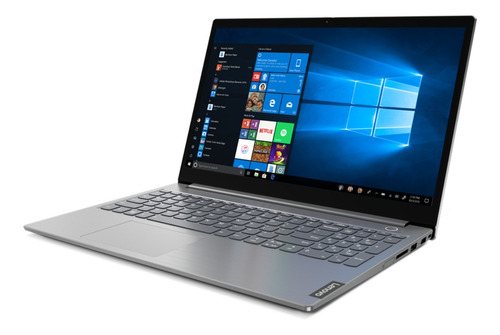 Imagen 1 de 5 de Notebook Lenovo ThinkBook 15 IML mineral gray 15.6", Intel Core i7 10510U 8GB de RAM 256GB SSD, Intel UHD Graphics 1920x1080px FreeDOS