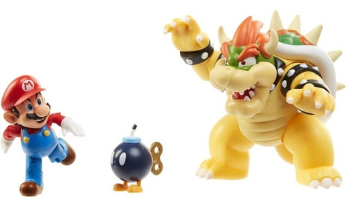 Set De Juego Batalla De Lava De Bowser Super Mario Jakks