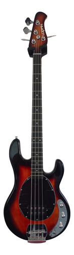 Logan Bajo Electrico Tipo Stingray De 4 Cuerdas Sunburst Diestro Sunburst Barnizado 4