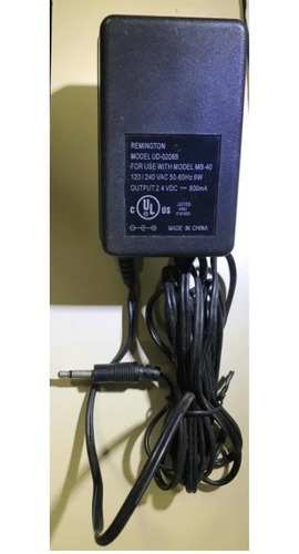 Transformador 2.4 Vdc 800ma Cargador Adaptador Remington