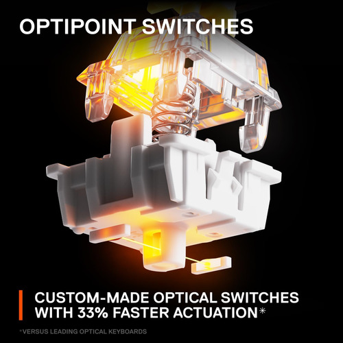 Steelseries New Apex 9 Tkl - Hotswap Optical Mini Keyboard -