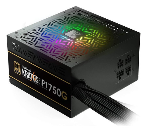 Fuente De Alimentación Gamdias Rgb 750w 80 Plus Gold Certif.