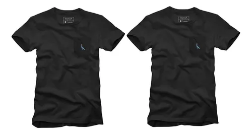 Kit 2 Camisetas Bolso Cb Picapau Xadrez Reserva