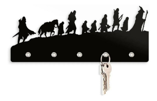 Imagem 1 de 2 de Porta Chaves 25x10cm Jornada Beek Geek's Pch-02