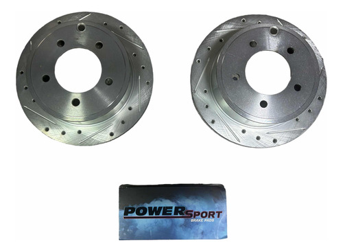 Par Discos Frenos Traseros Chrysler Sebring  07 09perforados