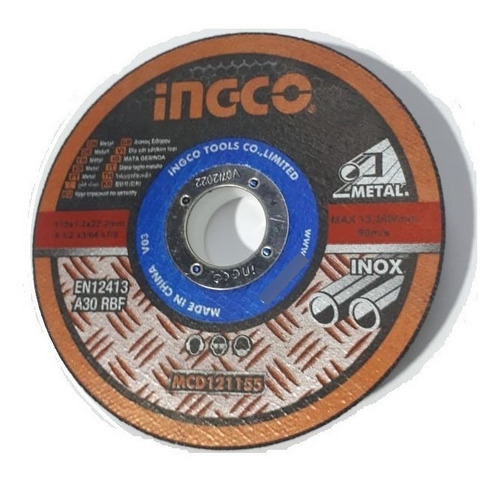 Imagen 4 de 6 de Discos De Corte Para Metal Set 10 Pz (centro Plano) 1/2''