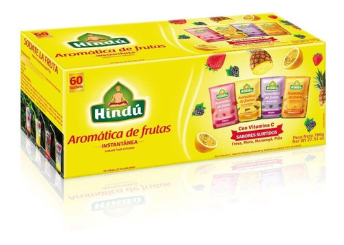 Aromática Frutas Hindú 60 Bolsa - Unidad a $648