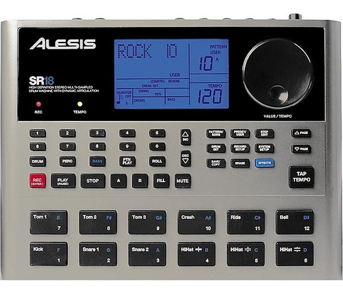 Imagen 1 de 4 de Alesis Sr18 - Drum Machine