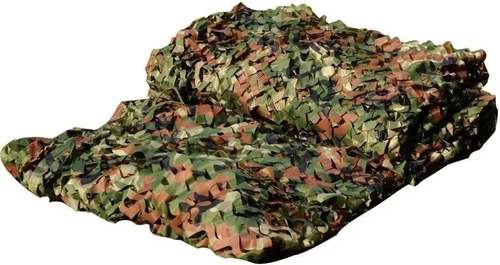 Red De Camuflaje/ Sombra  2x8m  Woodland Camo