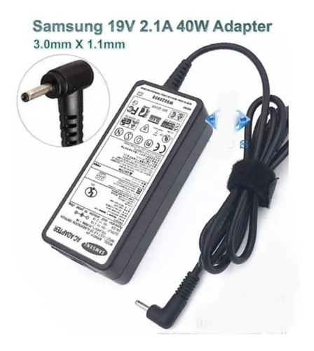 Cargador Para Lapto Samsung 19v 2.1a  3.0*1.0mm  40 Watts