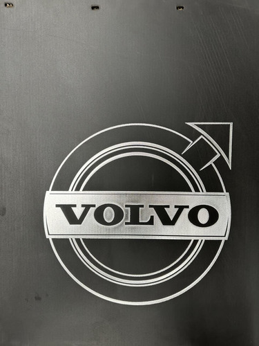 Solapa Lodo Volvo Para Semirremolque 24 X 30 Logotipo Negro