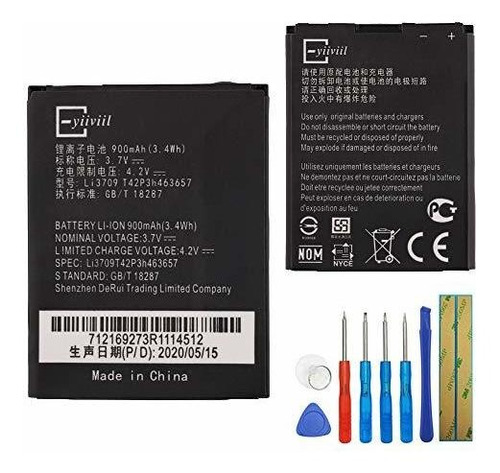 Nueva Batería De Repuesto Li3709t42p3h463657 Compatibl...