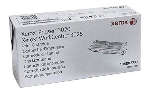 Toner Xerox 106r02773 Negro Standard Phaser 3020 3025