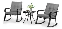 Comprar Solaura Juego De 3 Sillas Mecedoras Para Exteriores Muebles