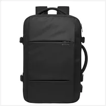 Comprar Mochila Bange expansível notebook 14 15 16 17 polegadas entrada USB preta 40L masculina feminina unissex executiva faculdade mala bolsa viagem grande trabalho impermeável contra chuvas leves e garoas