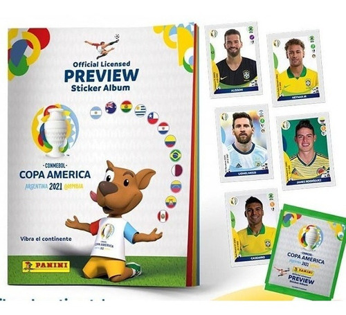 Figuras Sueltas Por Lista Copa América 2021 Preview Panini