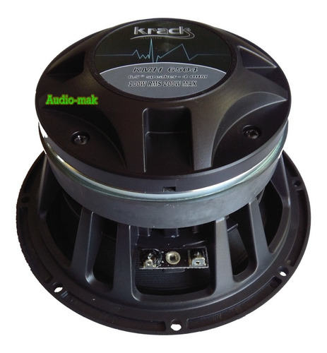 Imagen 2 de 6 de Par Medio Rango Krack 6.5 Open Show Kmh 6504 C/ Driver