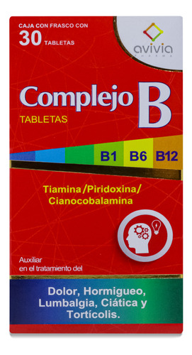 Complejo B Diabético Caja Con 30 Tabletas