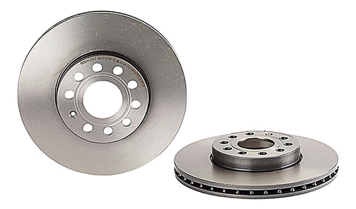 2-discos Ventilados Delanteros Audi A3 1.8l L4 15-16 Brembo