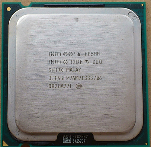 Procesador Core 2 Duo E8500 A 3.1ghz /6m/1333 Intel          (Reacondicionado)