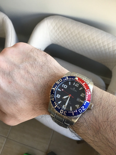 Relógio Croton Blue Wave Dial 300m Promoção