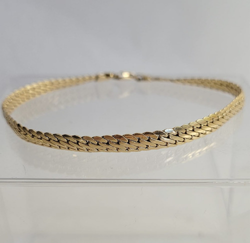 Pulseira Elo Lacraia Em Ouro 18k - Cod 37090 (Usado)