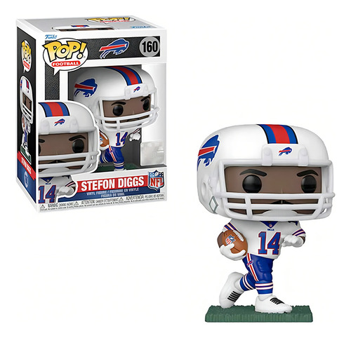 Funko Pop Stefon Giggs 160 Pop! Buffalo Bills, fútbol americano de la NFL