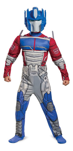 Disfraz De Optimus Prime Para Niño Talla M (7-8) Años-azul