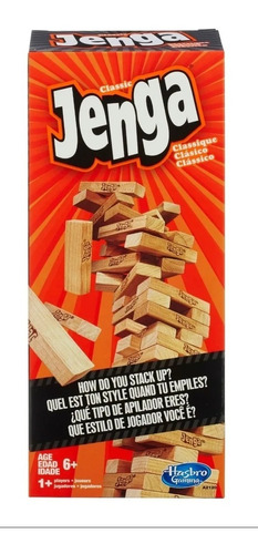 Jenga El Original Clásico Juego De Mesa Hasbro A2120