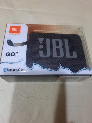 Parlante Portátil Jbl Go 3 Color Negro Color Black