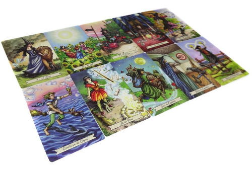 Imagem 4 de 4 de Tarô Diário De Uma Bruxa + Livro + Toalha 72 X72cm+ Saquinho