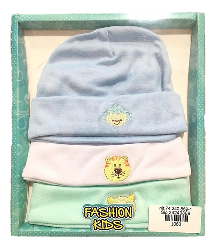 Set De Gorros Gorritos Para Bebe X3 