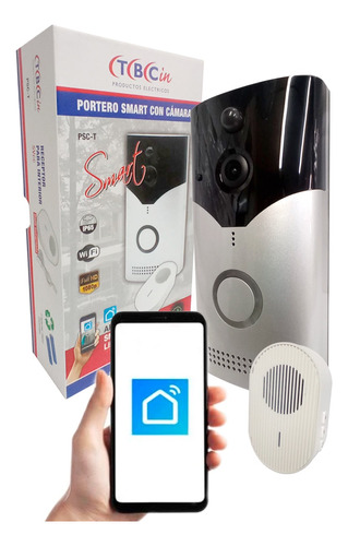 Timbre Con Camara Portero Smart Tbcin